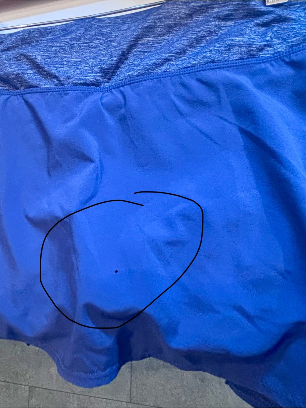 lululemon athletica purple skort with heathered waistband - Picture 3 of 3